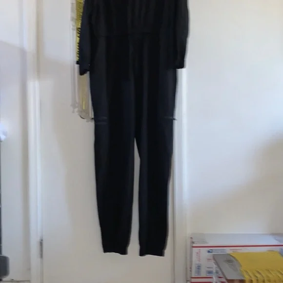 BIOROMPER BLACK HOODED JUMPSUIT UNISEX XL - Picture 8 of 9